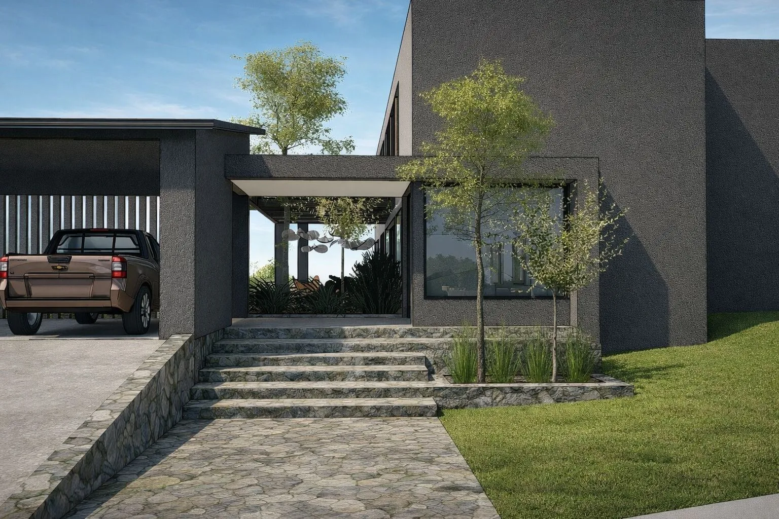 CASA EN VENTA EN ESTANCIA EL TERRON - MENDIOLAZA - LOTE CENTRAL