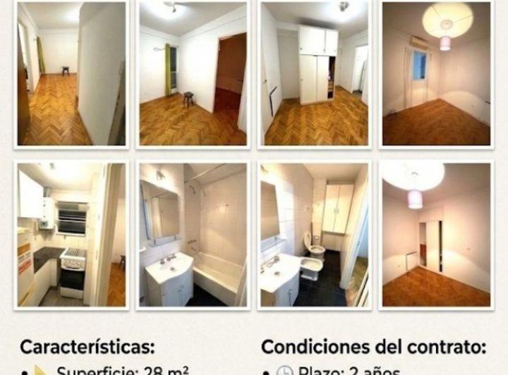 Departamento · 28m² · 2 Ambientes