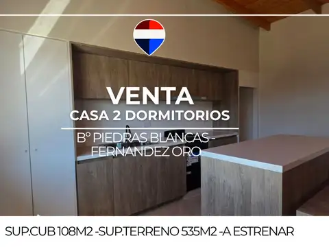 Venta casa 2 dormitorios  piedras blancas