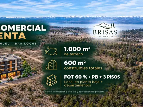 Lote comercial financiado bariloche