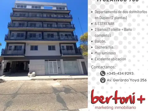 Venta depto en duplex concordia