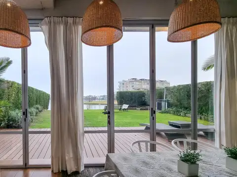 Alquiler temporal, yoo nordelta,  3 ambientes con  jardin al lago