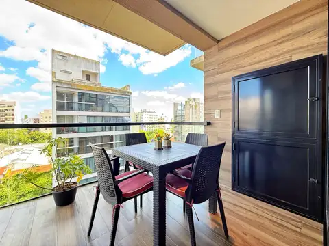 Semipiso 4 ambientes con balcón terraza con parrilla y cochera · plaza mitre