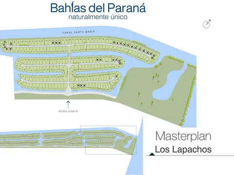 Chacra en venta en bahías del paraná - los lapachos