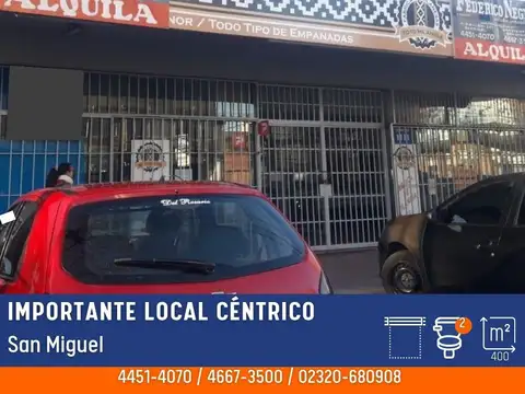 Local - alquiler - argentina, san miguel - concejal tribulato 1085