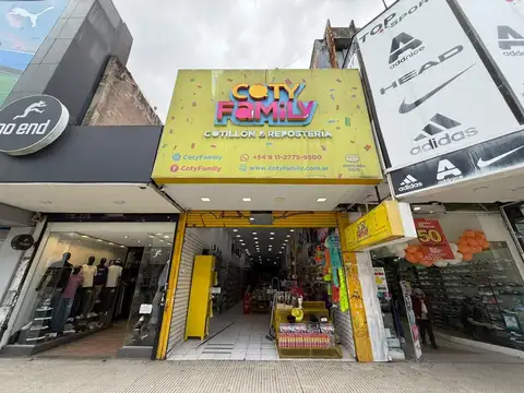 Excelente alquiler - local 200 m2-  sobre peatonal laprida