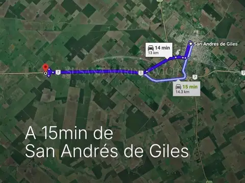 Terreno / lote  en villa san alberto valor final conescritura(san andrés de giles)se aceptan permuta