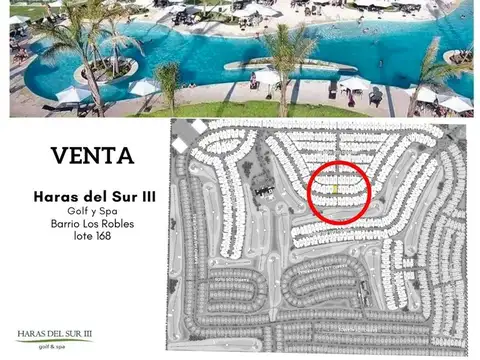 Venta lote haras iii los robles  financia 12 cuot