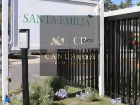 Mlm. hermoso lote en barrio santa emilia, pilar del este