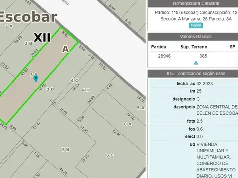 Lote ideal para  desarrollo inmobiliario- a dos cuadras del municipio- zona c-