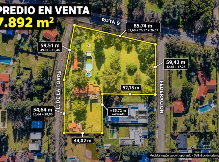 Terreno · 7892m²