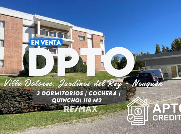 Departamento · 118m² · 4 Ambientes · 1 Cochera