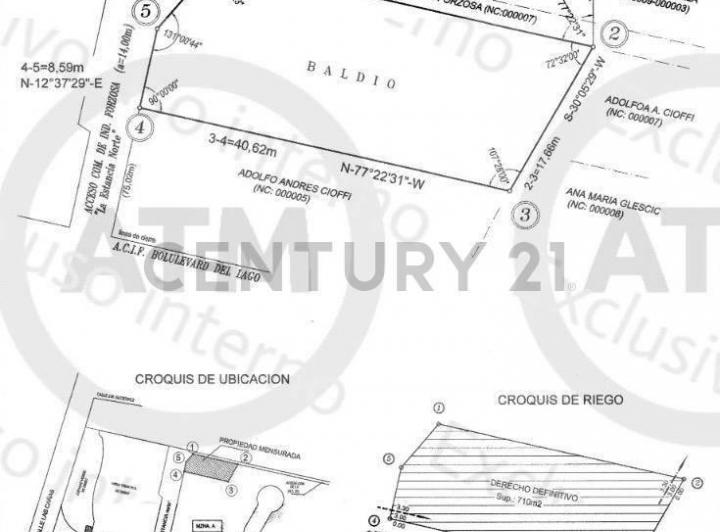 Terreno · 710m²