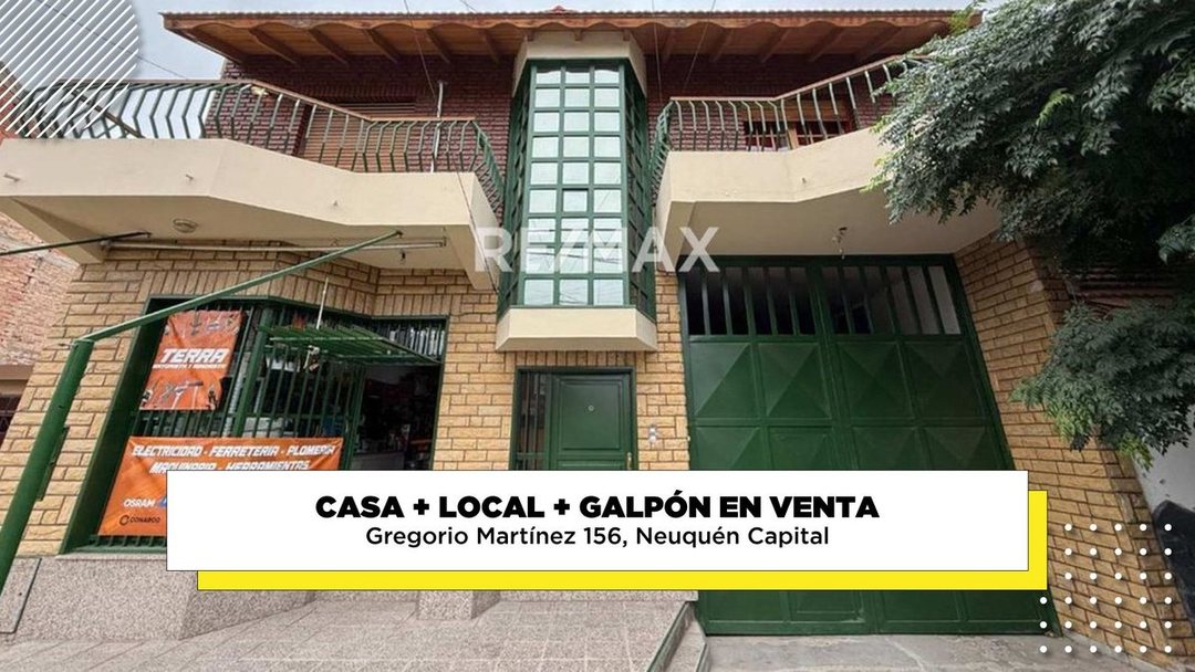 Casa 3 dormis + local + galpon en venta Neuquen