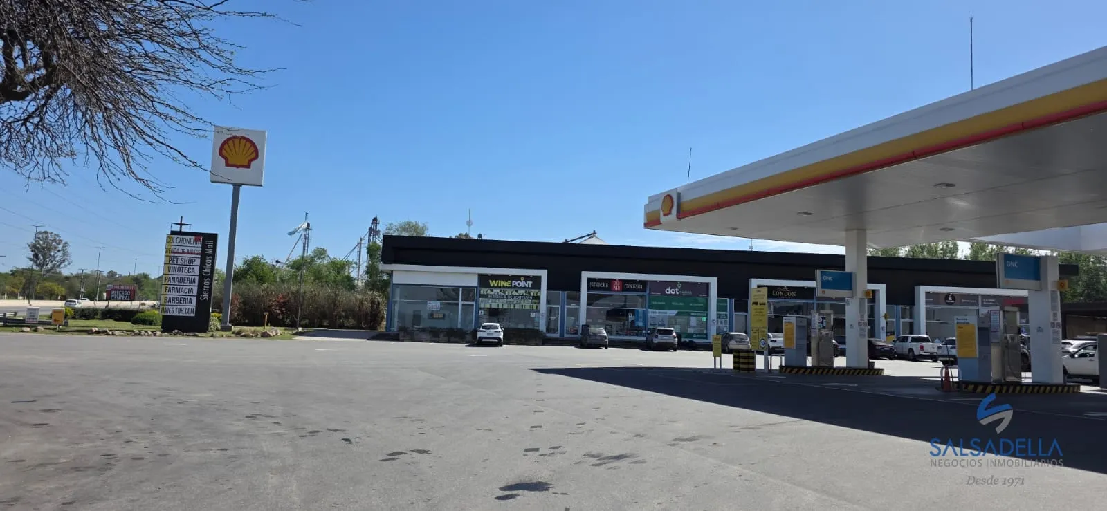 oficina de 60m2 con baño en predio comercial Shell Sierras Chicas