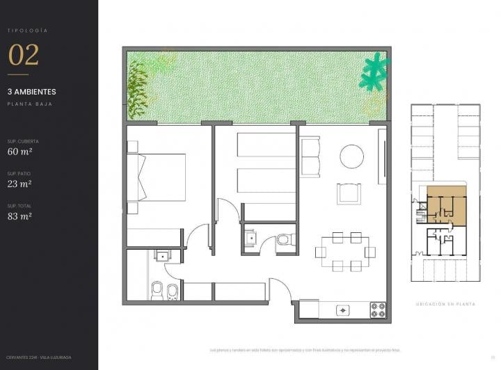 Departamento · 67m² · 3 Ambientes