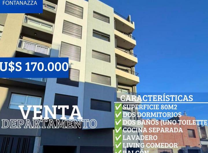 Departamento · 80m² · 2 Dormitorios · 1 Cochera