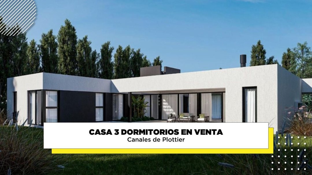 Casa 3 dormitorios en pozo Canales de Plottier