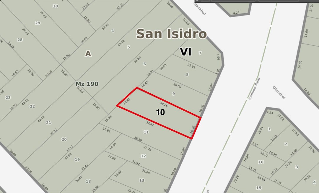 VENTA Boulogne, San Isidro  lote y galpon