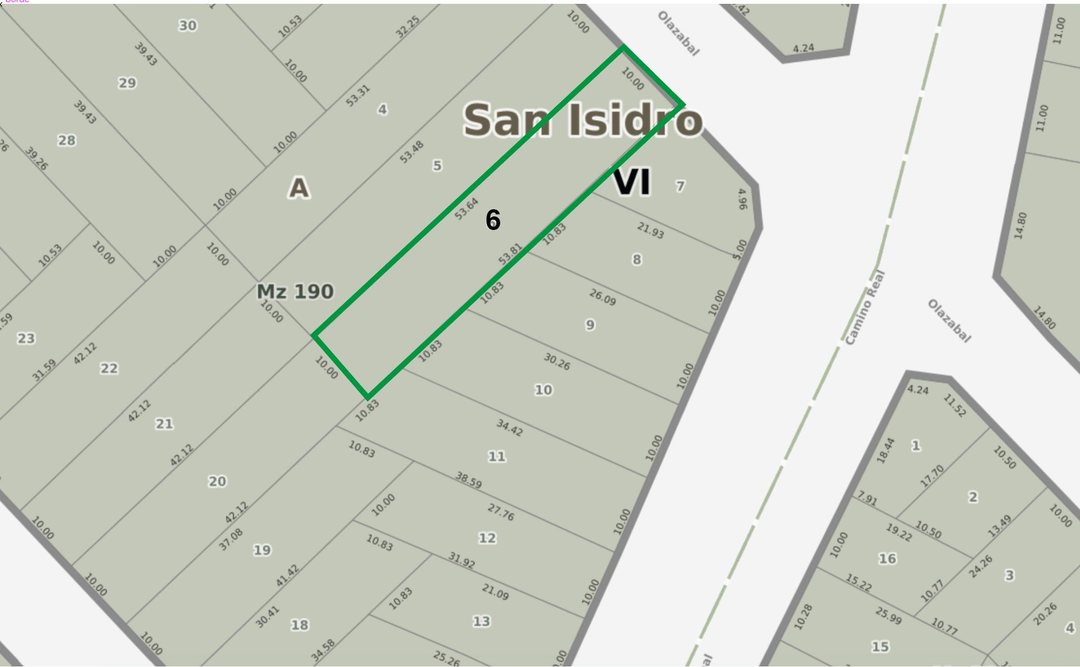 VENTA Boulogne, San Isidro Lote y Galpón.