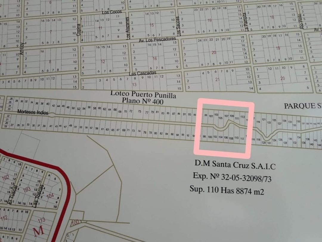 LOTE EN VILLA SANTA CRUZ DEL LAGO