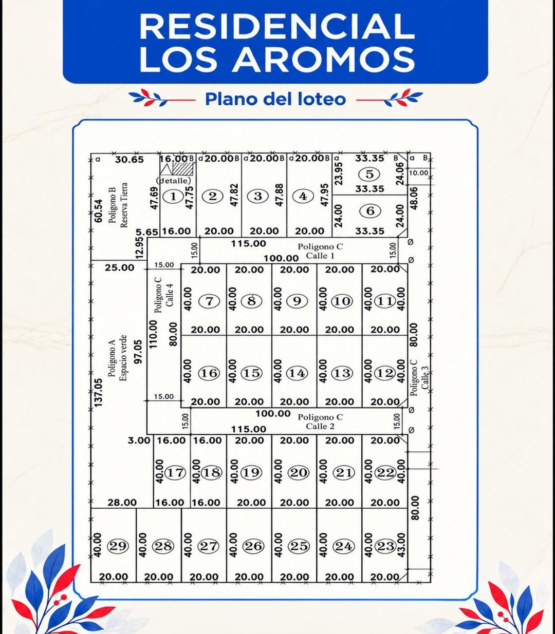 DESARROLLO BARRIO SEMICERRADO 100% FINANCIADO