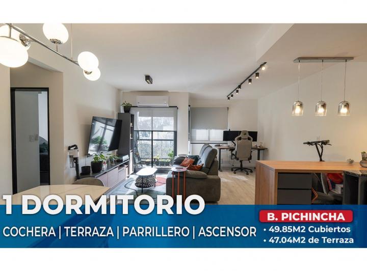 Departamento · 50m² · 2 Ambientes · 1 Cochera
