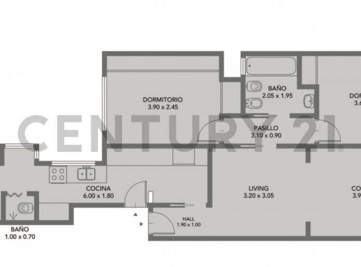 Departamento · 75m² · 3 Ambientes