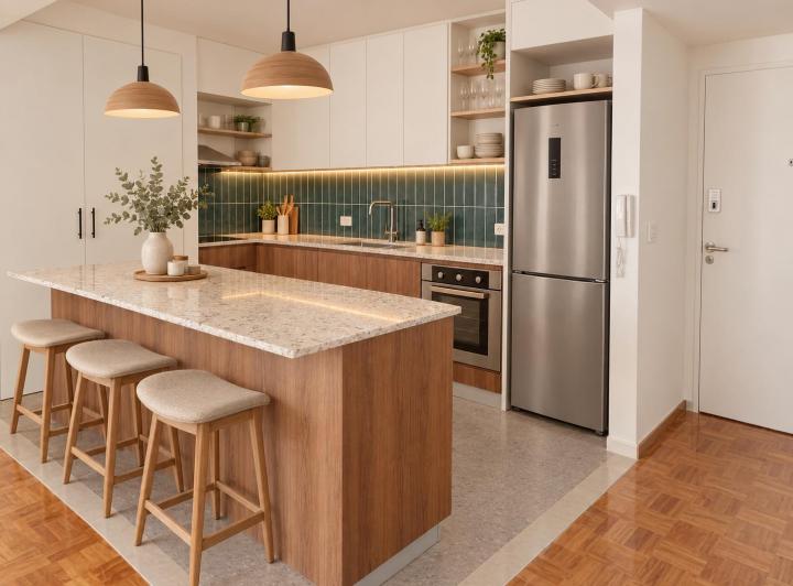 Departamento · 71m² · 3 Ambientes · 1 Cochera