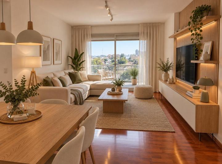 Departamento · 60m² · 3 Ambientes · 1 Cochera