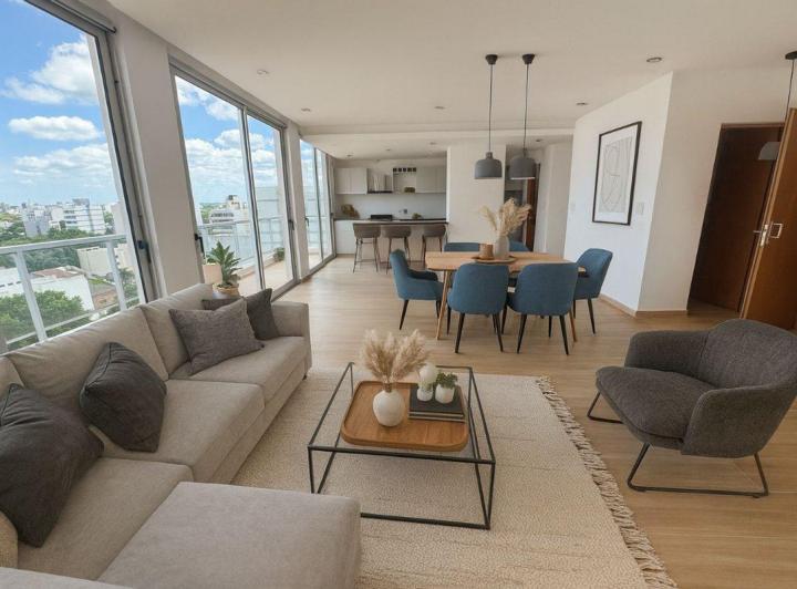 Departamento · 123m² · 4 Ambientes · 1 Cochera