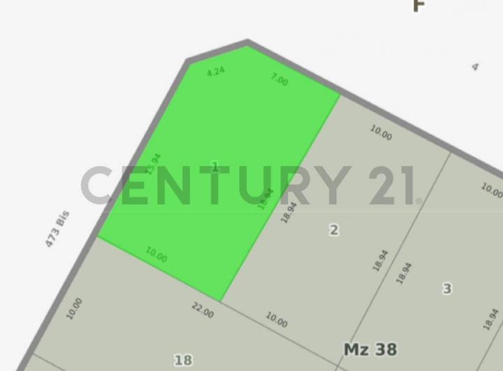 Terreno · 190m²