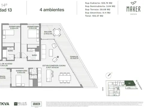 Departamento en Venta en Villa Crespo, Capital Federal