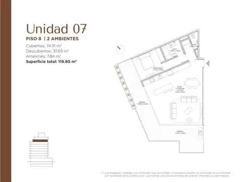 Departamento en Venta en Palermo Hollywood, Palermo