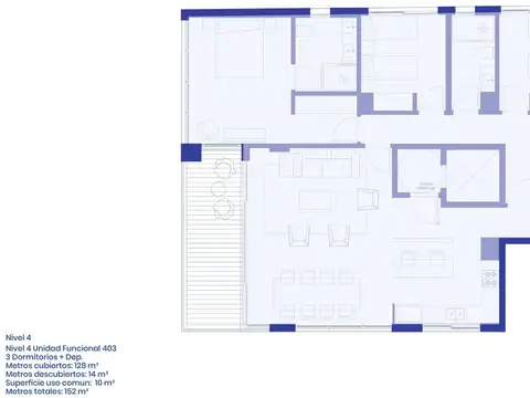 Departamento en Venta en Las Cañitas, Palermo