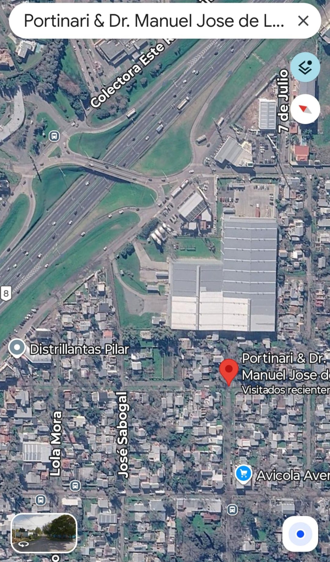 Lote para viviendas o galpón comercial en Del Viso