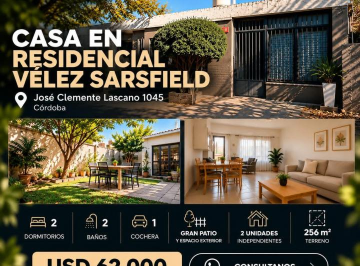 Casa · 113m² · 2 Dormitorios · 1 Cochera
