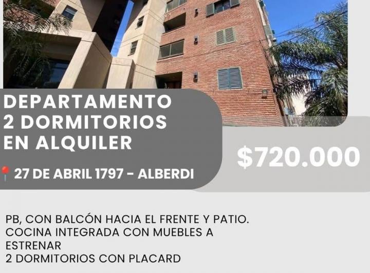 Departamento · 70m² · 3 Ambientes