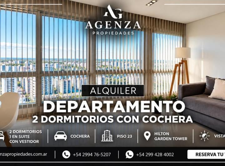 Departamento · 90m² · 3 Ambientes · 1 Cochera