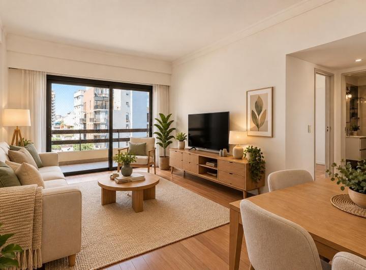 Departamento · 55m² · 3 Ambientes · 1 Cochera