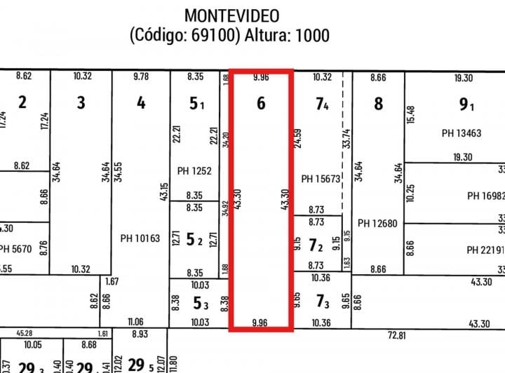 Terreno · 430m²
