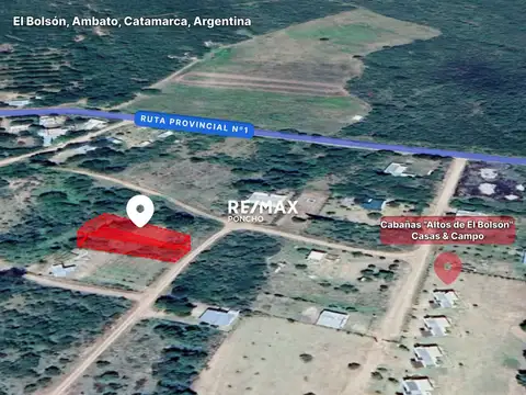 Se vende terreno, el bolsón, ambato, catamarca