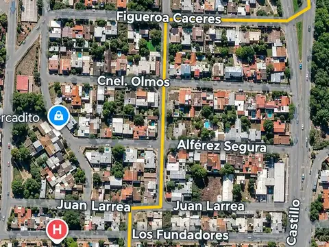 Se vende lote 357m² cap. a 150m /av pdte castillo
