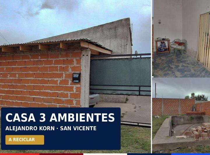 Casa · 49m² · 3 Ambientes · 1 Cochera
