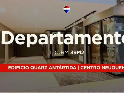 Venta dpto 1 dorm | edif quarz | centro de neuquen