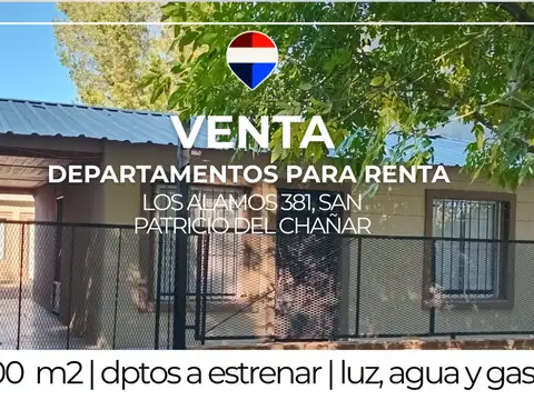 Venta departamentos para renta el chañar