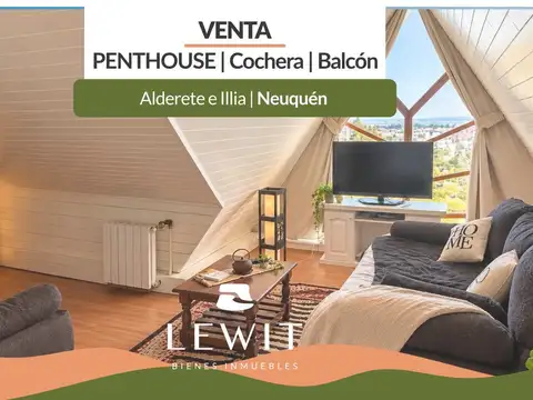 Venta departamento penhouse 2 dormitorios | cochera y balcón | illia y alderete | santa genoveva
