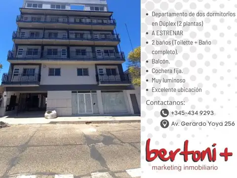 Venta depto en duplex concordia