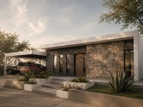 Casa con piscina en barrio privado la luisa