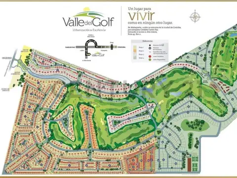 Terreno / lote en venta en valle del golf etapa 1 excelente oportunidad para con